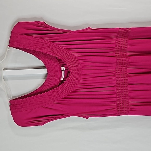 Croft & Barrow Fuschia Dress Size Large - Picture 3 of 7